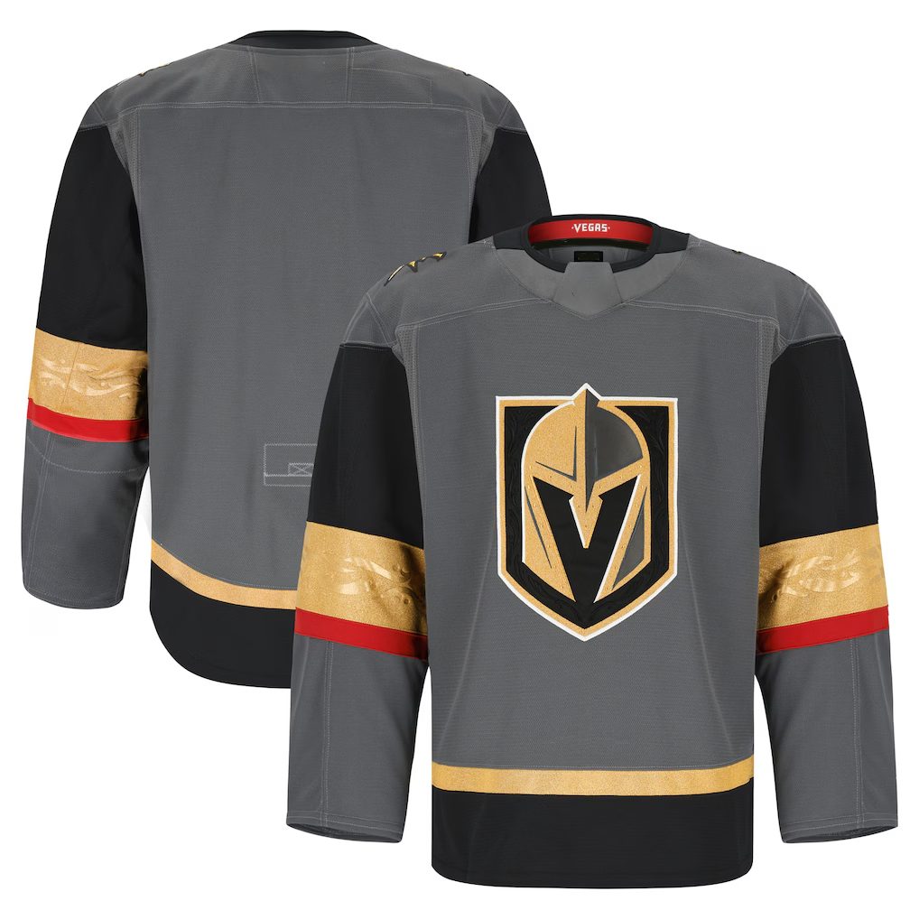 Trusc V.Golden Knights Gray Alternate Authentic Pro Jerseys