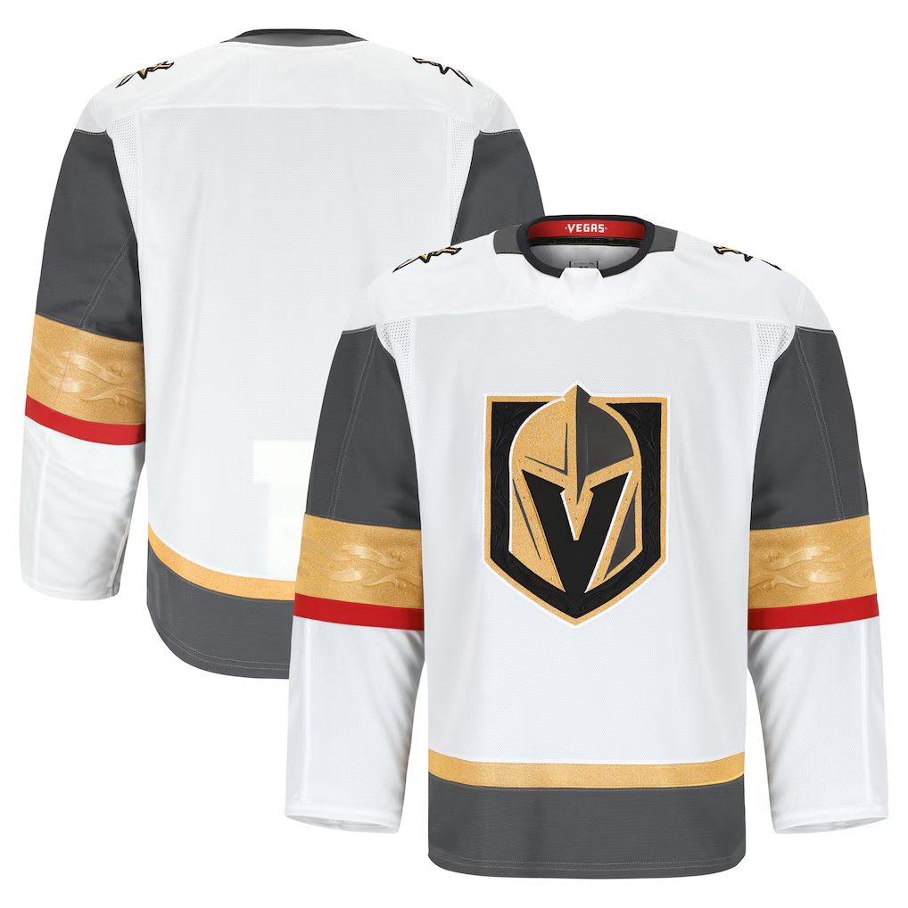 Trusc V.Golden Knights White Away Authentic Pro Jerseys