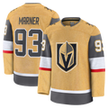 Trusc V.Golden Knights #93 Mitch Marner Gold Home Premium Jerseys