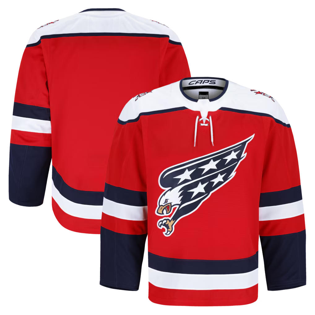 Trusc W.Capitals Red Alternate Authentic Pro Jerseys