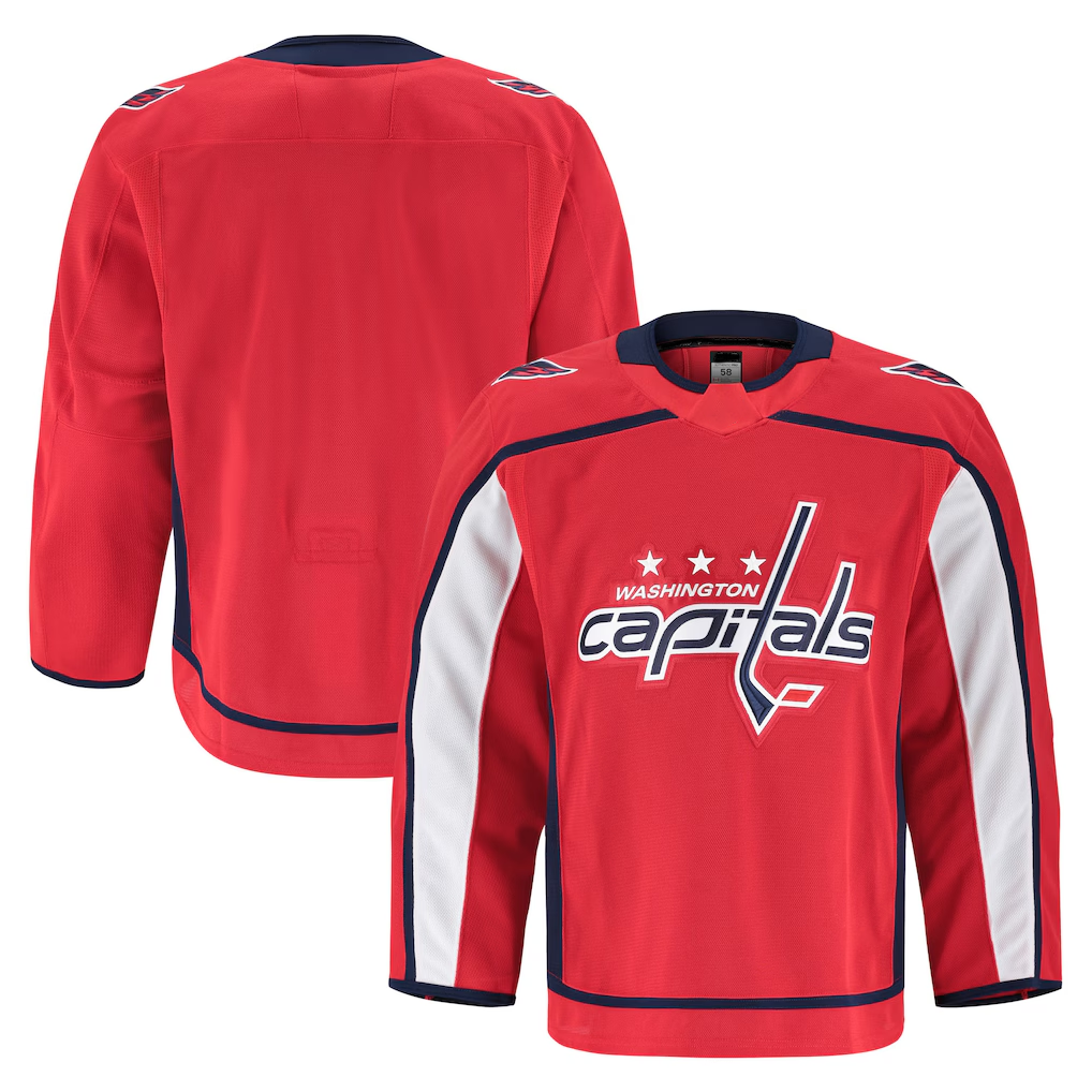 Trusc W.Capitals Red Home Authentic Pro Jerseys