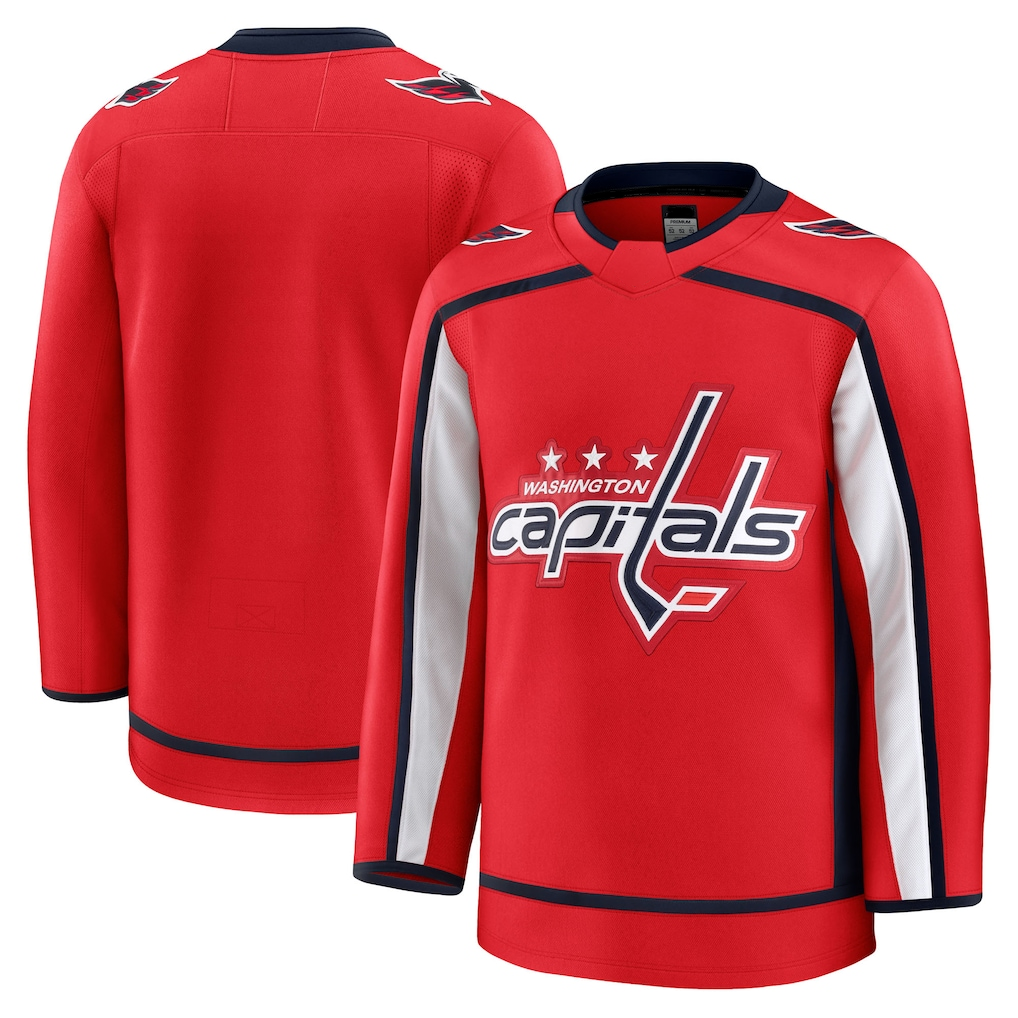 Trusc W.Capitals Red Home Premium Jerseys