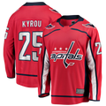 Trusc W.Capitals #25 Jordan Kyrou Red Home Breakaway Jerseys