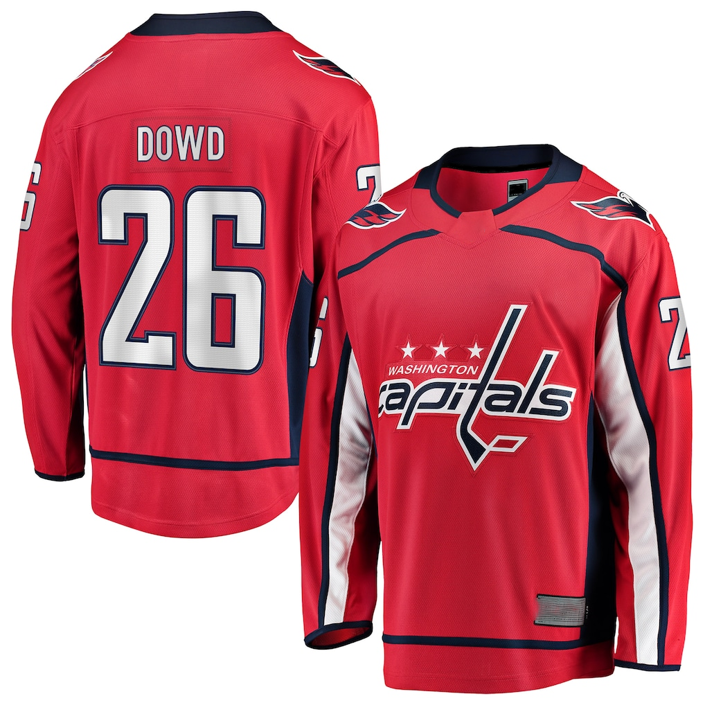 Trusc W.Capitals #26 Nic Dowd Red Home Breakaway Player Jerseys