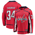 Trusc W.Capitals #34 Justin Sourdif Red Home Breakaway Jerseys