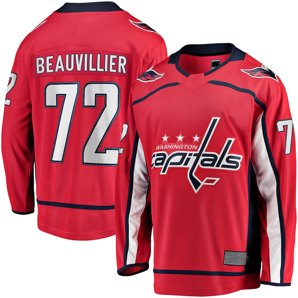 Trusc W.Capitals #72 Anthony Beauvillier Red Home Breakaway Jerseys