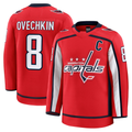 Trusc W.Capitals #8 Alexander Ovechkin Red Home Premium Jerseys