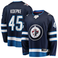 Trusc W.Jets #45 Cole Koepke Navy Home Breakaway Jerseys