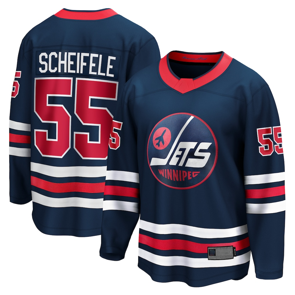 Trusc W.Jets #55 Mark Scheifele Navy Breakaway Jerseys