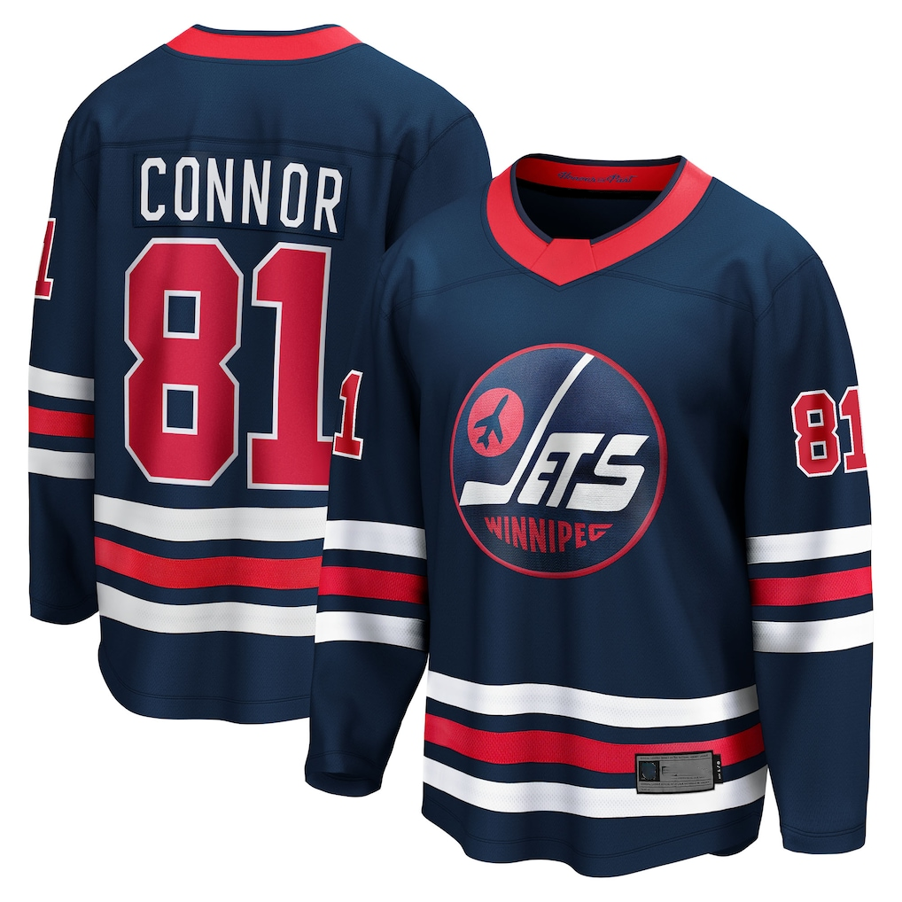 Trusc W.Jets #81 Kyle Connor Navy Alternate Breakaway Jerseys