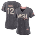 Trusc W.Nationals #12 Brady House Player Gray City Connect Stitched Jerseys