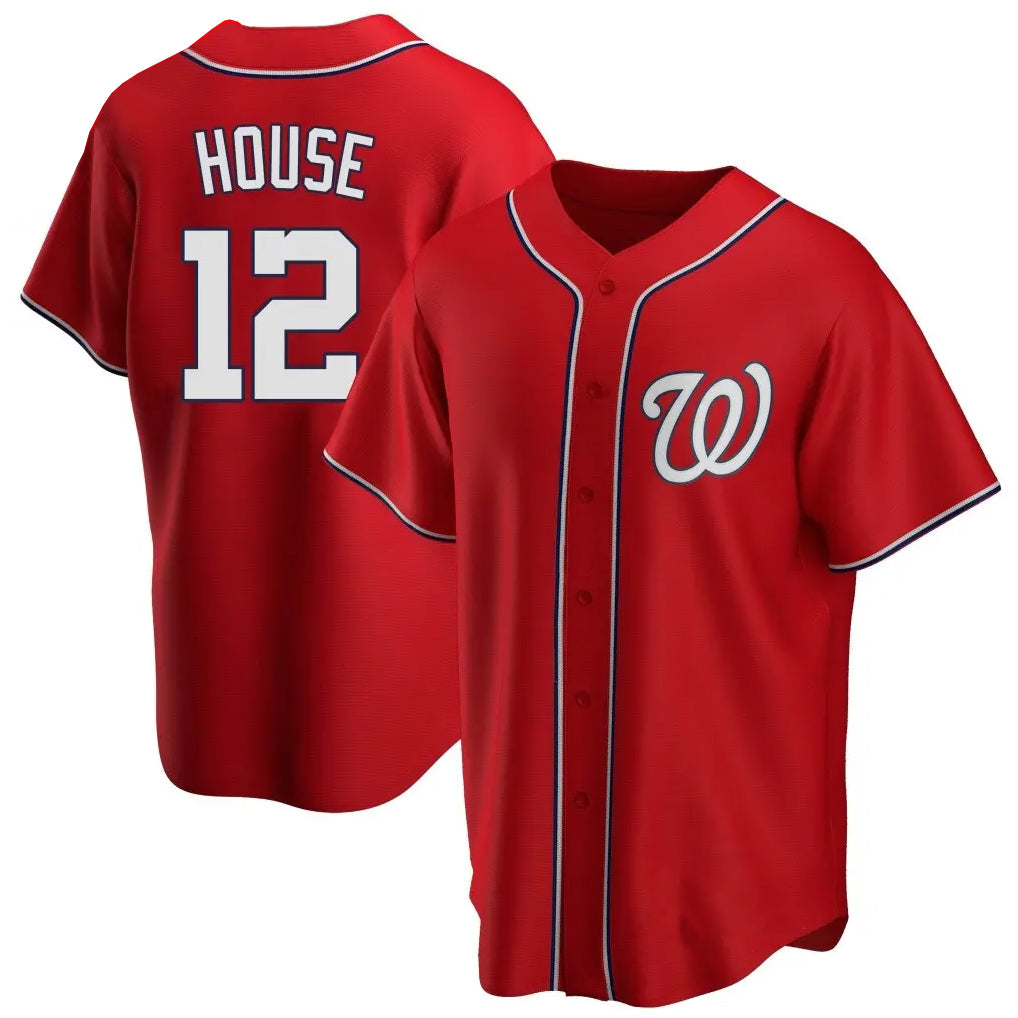 Trusc W.Nationals #12 Brady House Player Red  Alternate Game Stitched Jerseys