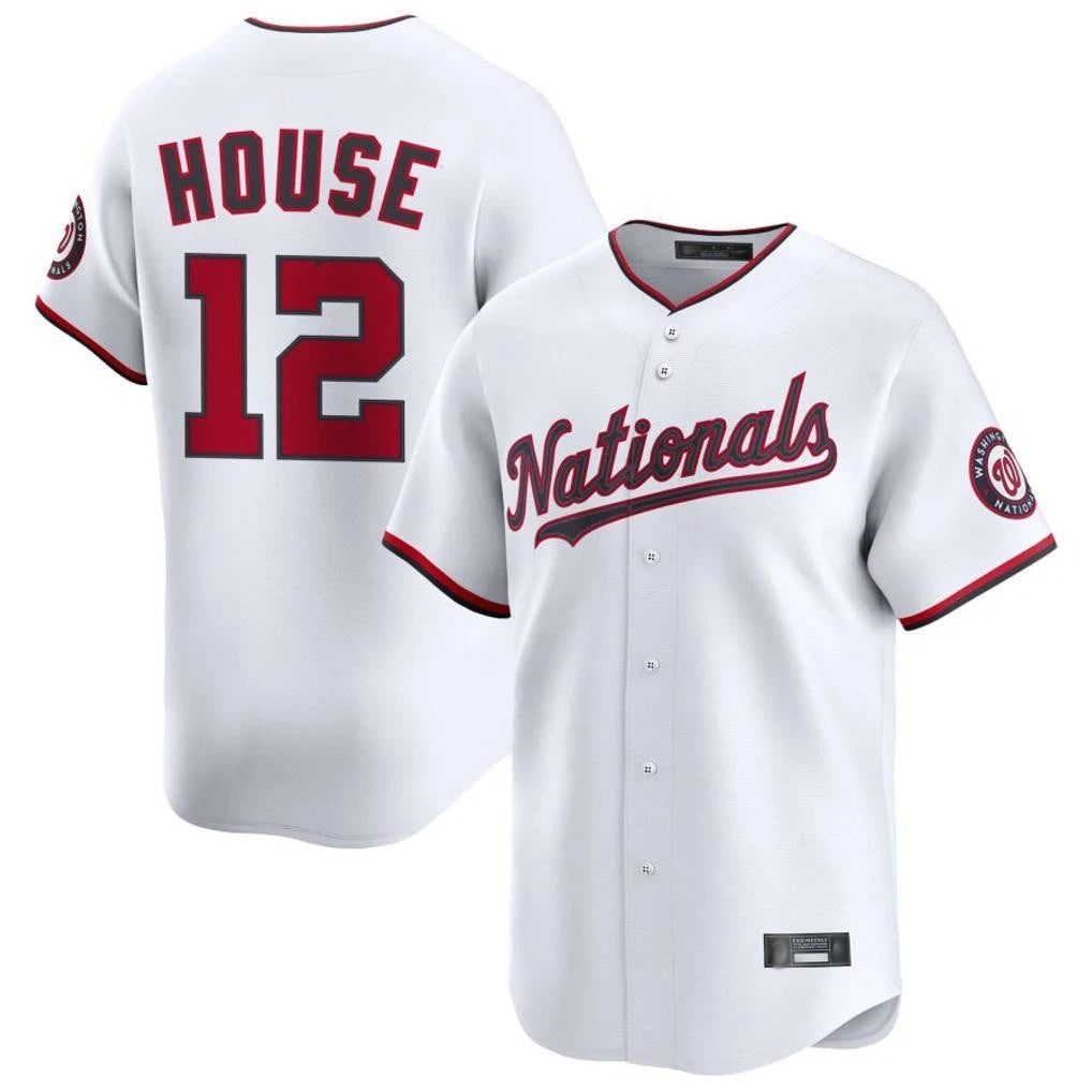 Trusc W.Nationals #12 Brady House Player White Alternate Limited Game Stitched Jerseys