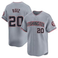 Trusc W.Nationals #20 Keibert Ruiz Player Gray City Connect Elite Alternate Stitched Jerseys