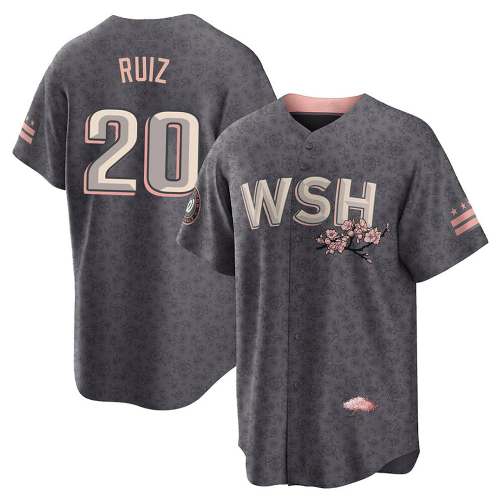 Trusc W.Nationals #20 Keibert Ruiz Player Gray City Connect Stitched Jerseys