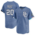 Trusc W.Nationals #20 Keibert Ruiz Player Light Blue Limited City Connect Stitched Jerseys