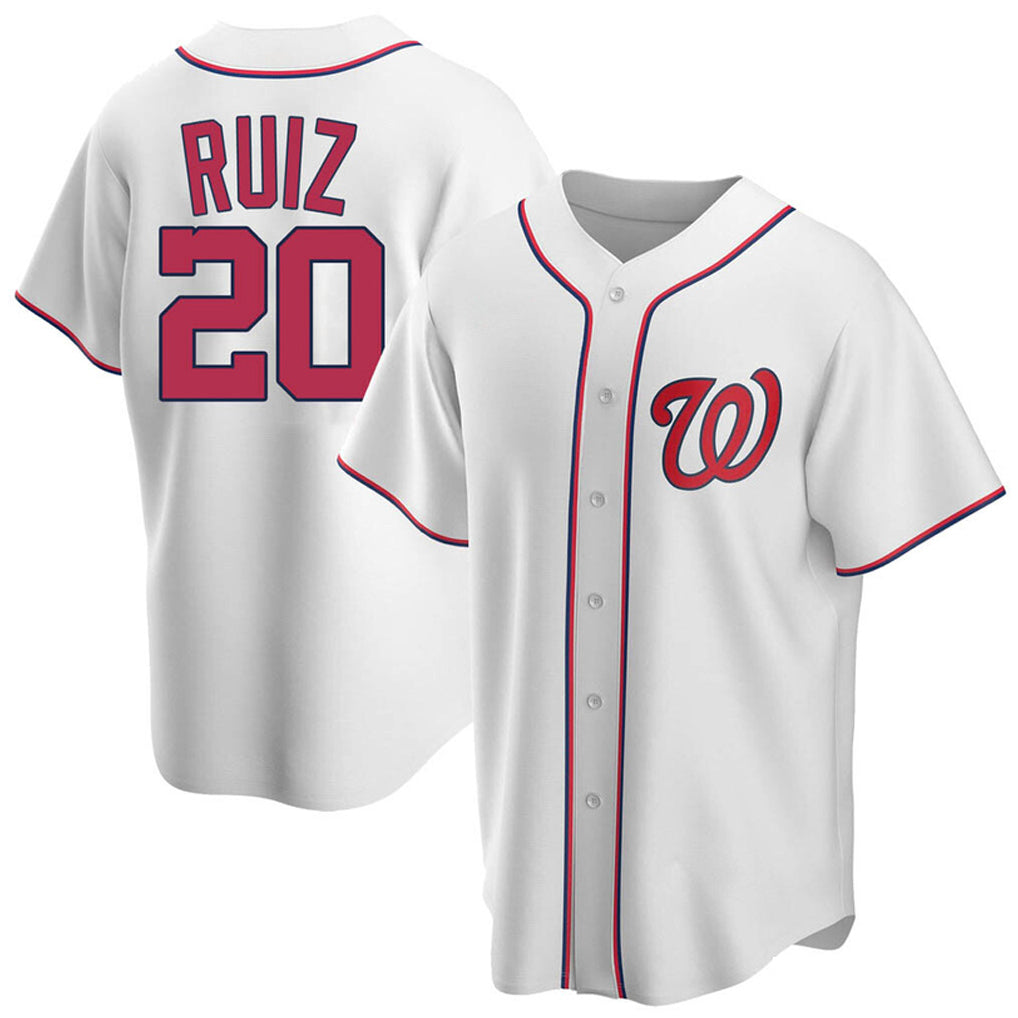 Trusc W.Nationals #20 Keibert Ruiz Player White Game Stitched Jerseys