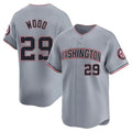 Trusc W.Nationals #29 James Wood Player Gray City Connect Limited Alternate Stitched Jerseys