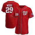 Trusc W.Nationals #29 James Wood Player Red Alternate Elite Stitched Jerseys
