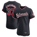Trusc W.Nationals #37 Stephen Strasburg Player Navy Elite Stitched Jerseys