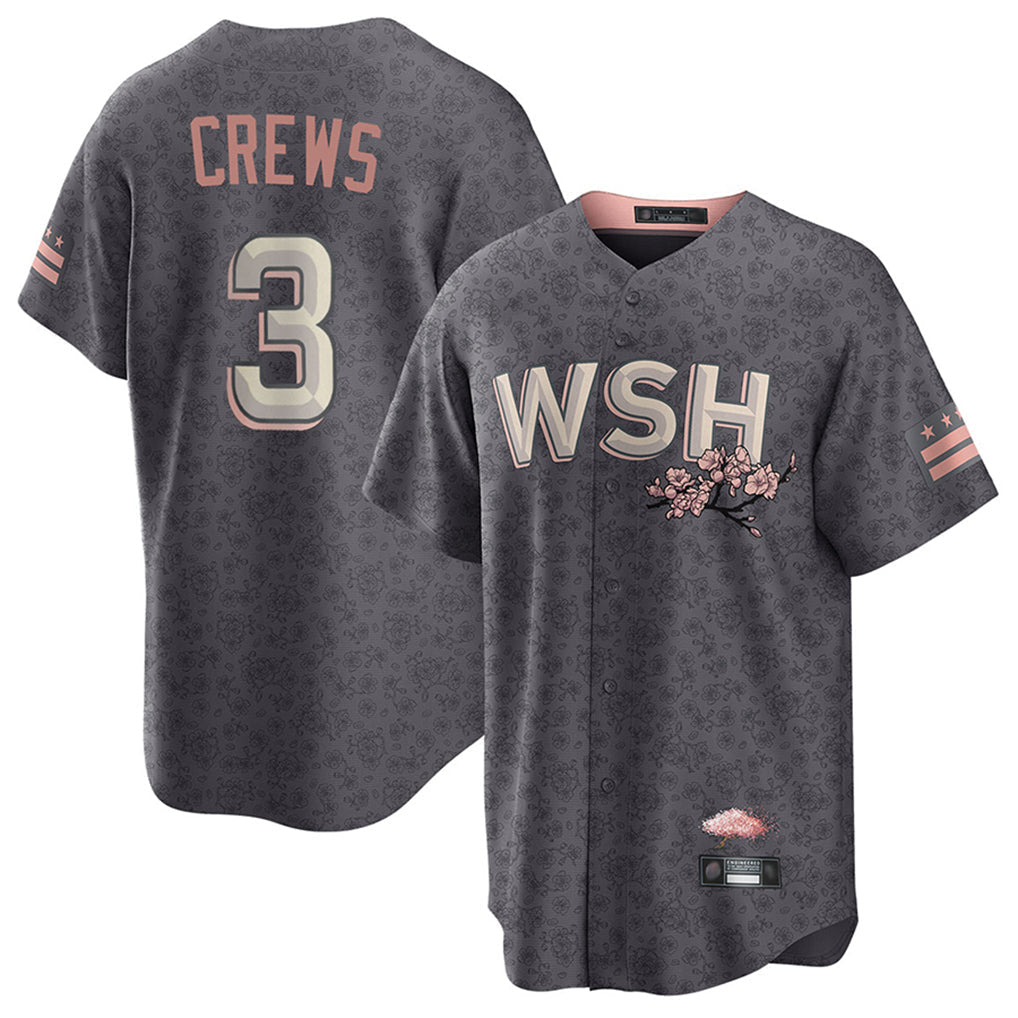 Trusc W.Nationals #3 Dylan Crews Player City Connect Stitched Jerseys