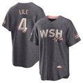 Trusc W.Nationals #4 Daylen Lile Player Charcoal City Connect Limited Stitched Jerseys