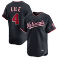 Trusc W.Nationals #4 Daylen Lile Player Navy Alternate Limited Replica Stitched Jerseys