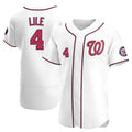 Trusc W.Nationals #4 Daylen Lile Player White Alternate Elite Stitched Jerseys
