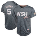 Trusc W.Nationals #5 CJ Abrams Player Charcoal City Connect Limited Stitched Jerseys