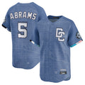 Trusc W.Nationals #5 CJ Abrams Player Blue City Connect Limited Stitched Jerseys