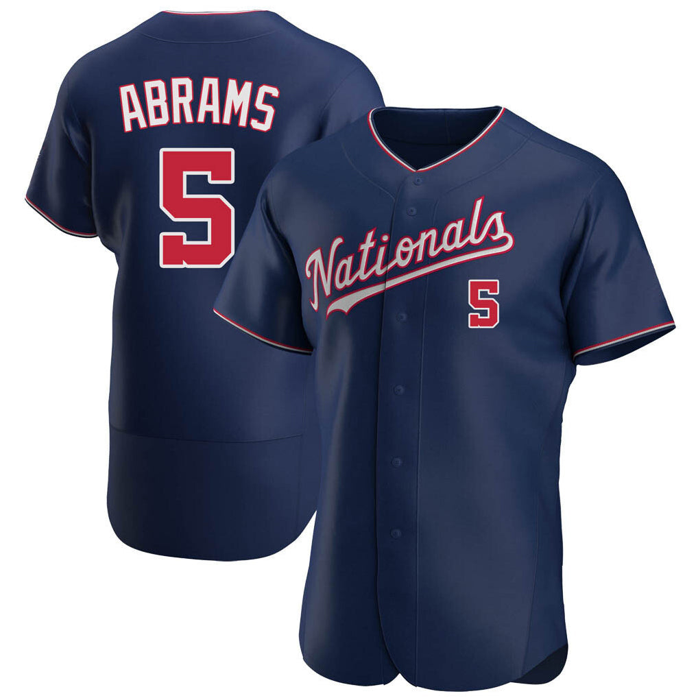 Trusc W.Nationals #5 CJ Abrams Player Navy Alternate Elite Stitched Jerseys