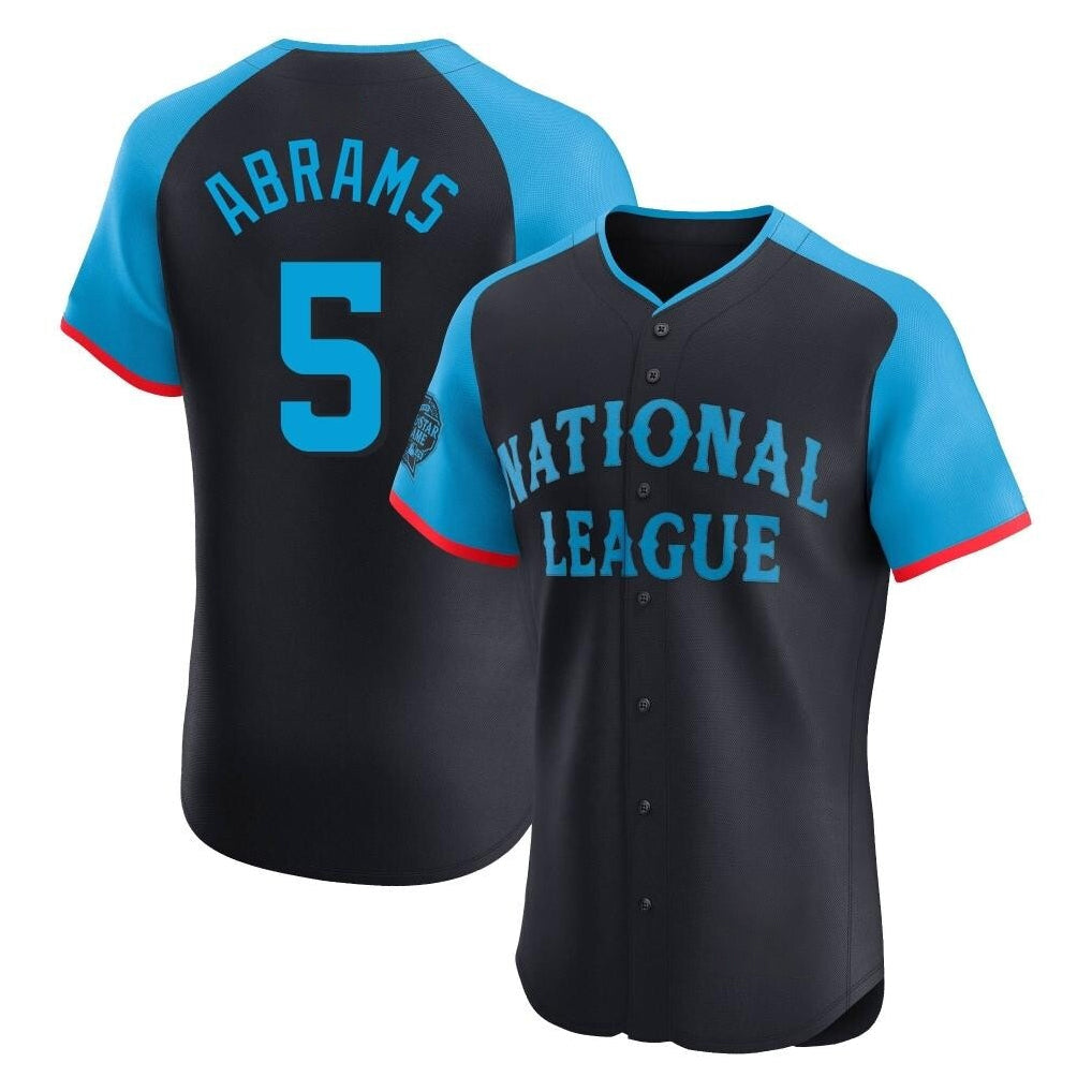 Trusc W.Nationals #5 CJ Abrams Player Navy Elite National League All-Star Game Stitched Jerseys