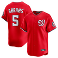 Trusc W.Nationals #5 CJ Abrams Player Red Limited Stitched Jerseys