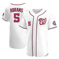 Trusc W.Nationals #5 CJ Abrams Player White Alternate Elite Stitched Jerseys
