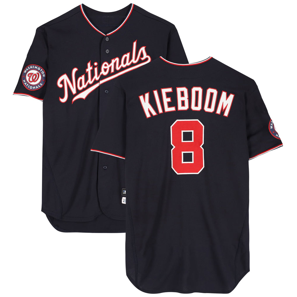 Trusc W.Nationals #8 Carter Kieboom Player Navy Home Game Stitched Jerseys
