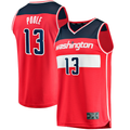 Trusc W.Wizards #13 Jordan Poole Red Fast Break Player Jerseys - Icon Edition