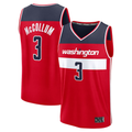 Trusc W.Wizards #3 CJ McCollum Red Fast Break Replica Player Jerseys - Icon Edition