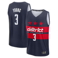 Trusc W.Wizards #3 Trae Young Navy Fast Break - Statement Edition