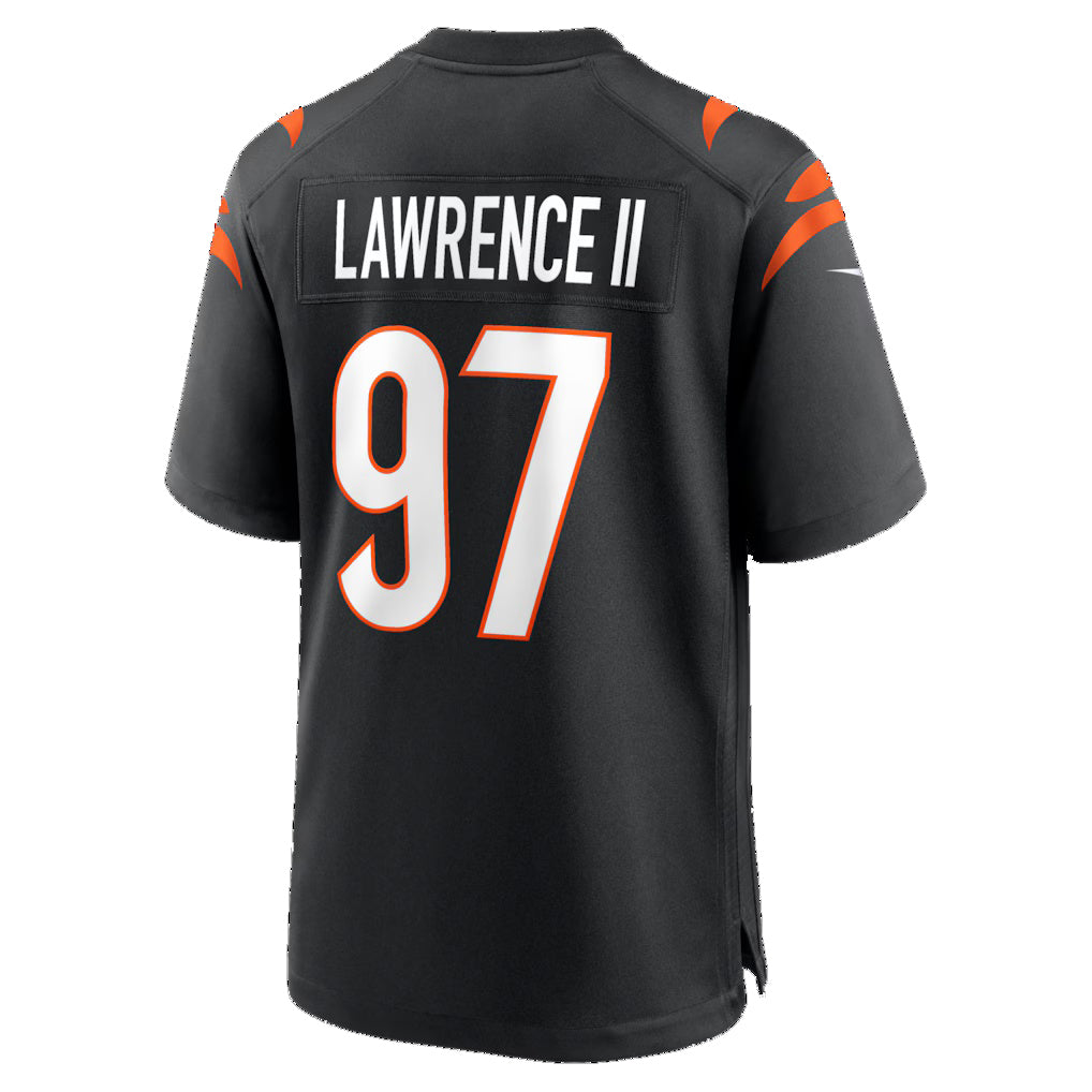 Trusc C.Bengals #97 Dexter Lawrence II Black Game Stitched Jerseys