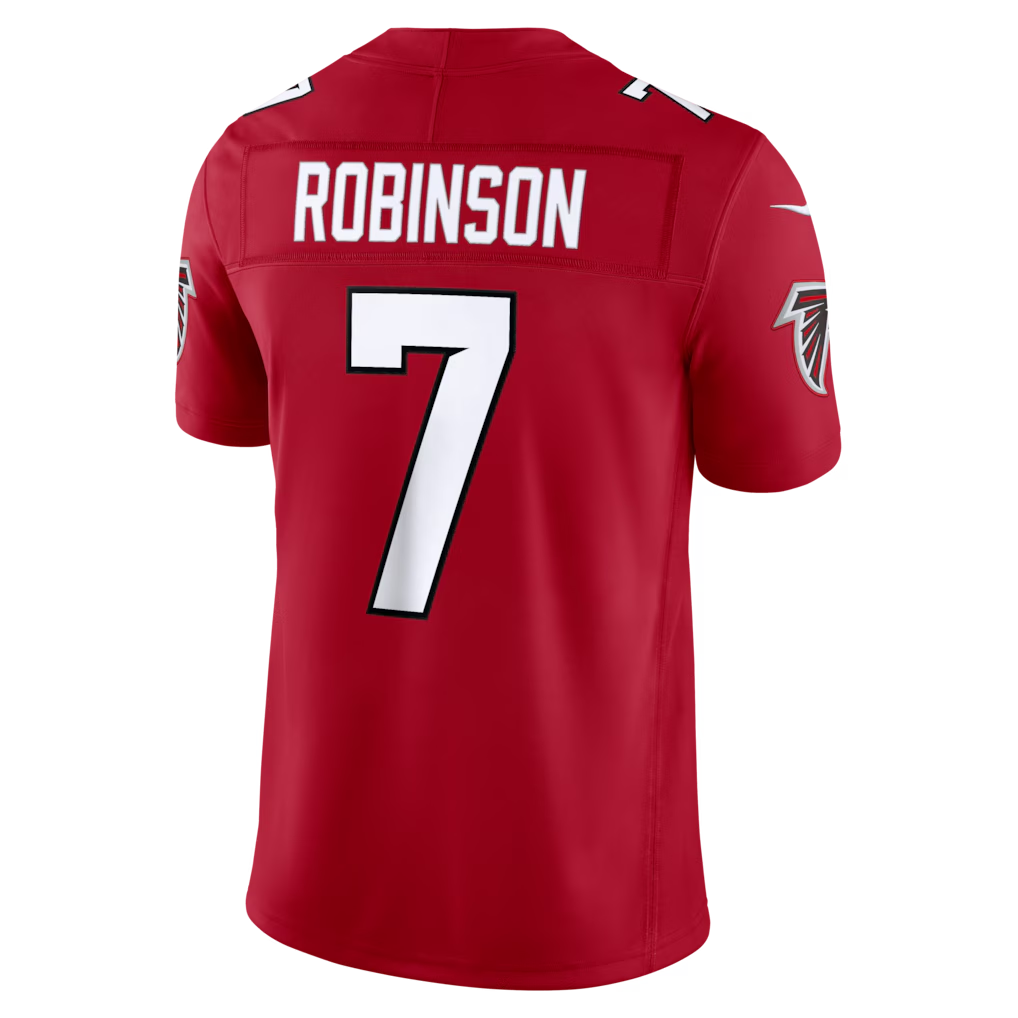 Trusc A.Falcons #7 Bijan Robinson Red Vapor F.U.S.E. Limited Stitched Jerseys