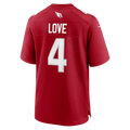 Trusc A.Cardinals #4 Jeremiyah Love Red Game Player Stitched Jersey