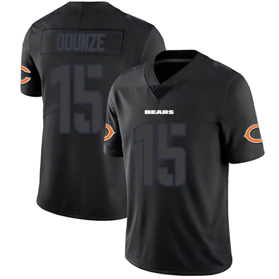 Trusc C.Bears #15 Rome Odunze Player Legend Limited Black Game Stitched Jerseys