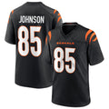 Trusc C.Bengals #85 Chad Johnson Player Black Game  Stitched Jerseys