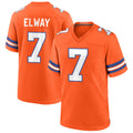 Trusc D.Broncos #7 John Elway Player Orange Throwback Game Stitched Jerseys